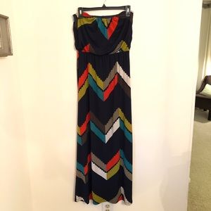 🛍️Boho Geometric Design Maxi Dress S